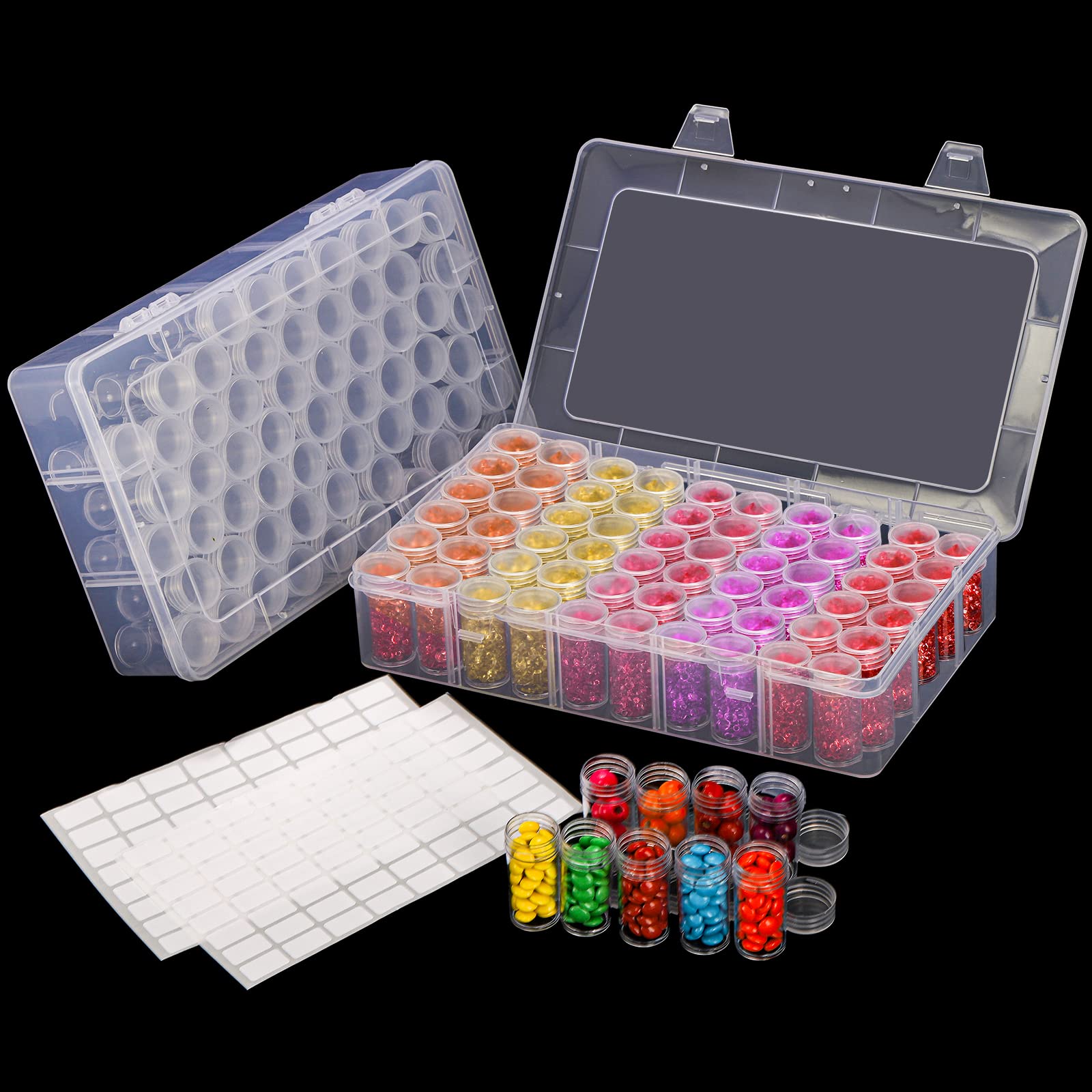 Jewelry Making Tools And Supplies - 1pc 24/30//38/60 Slots Plastic Storage Box,