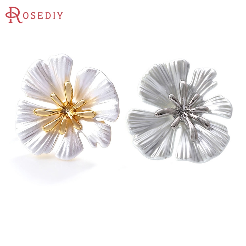 18K Gold Color Brass Flower St - огляд і ціна Jewelry Making Metals