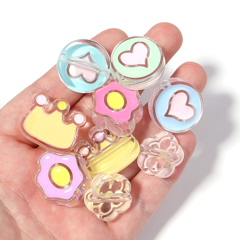 10Pcs 20mm Resin Beads Colorfu - огляд і ціна Jewelry Making Jig