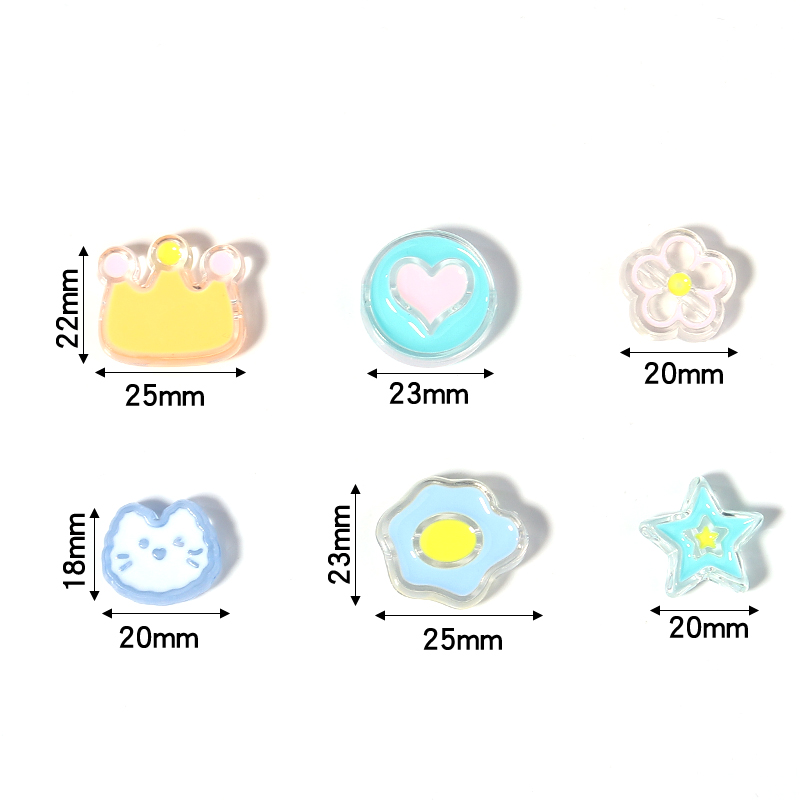 10Pcs 20mm Resin Beads Colorfu - огляд і ціна Jewelry Making Jig