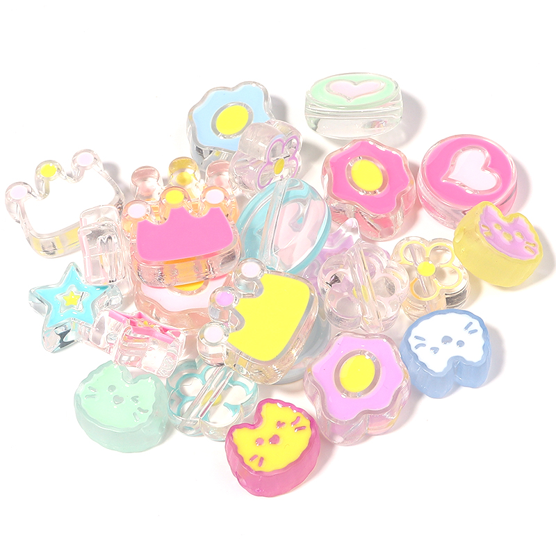 10Pcs 20mm Resin Beads Colorfu - огляд і ціна Jewelry Making Jig