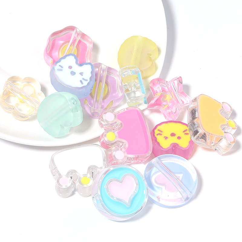 10Pcs 20mm Resin Beads Colorfu - огляд і ціна Jewelry Making Jig
