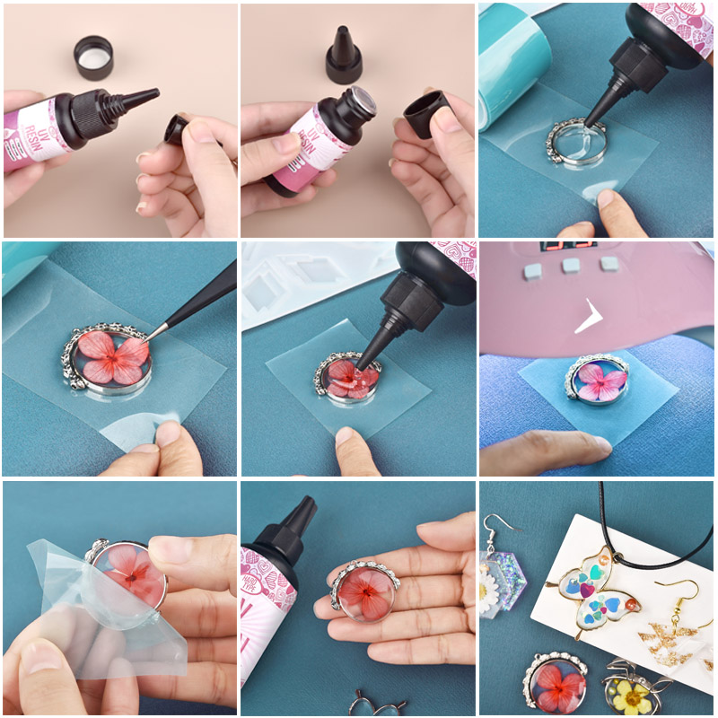 UV Resin Glue Transparent Epox - огляд і ціна Jewelry Making Tools And Supplies