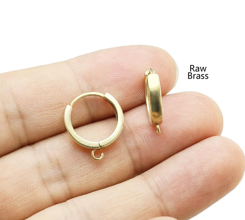 10pcs Brass Ear Hoops, Leverba - огляд і ціна Jewelry Making Essentials