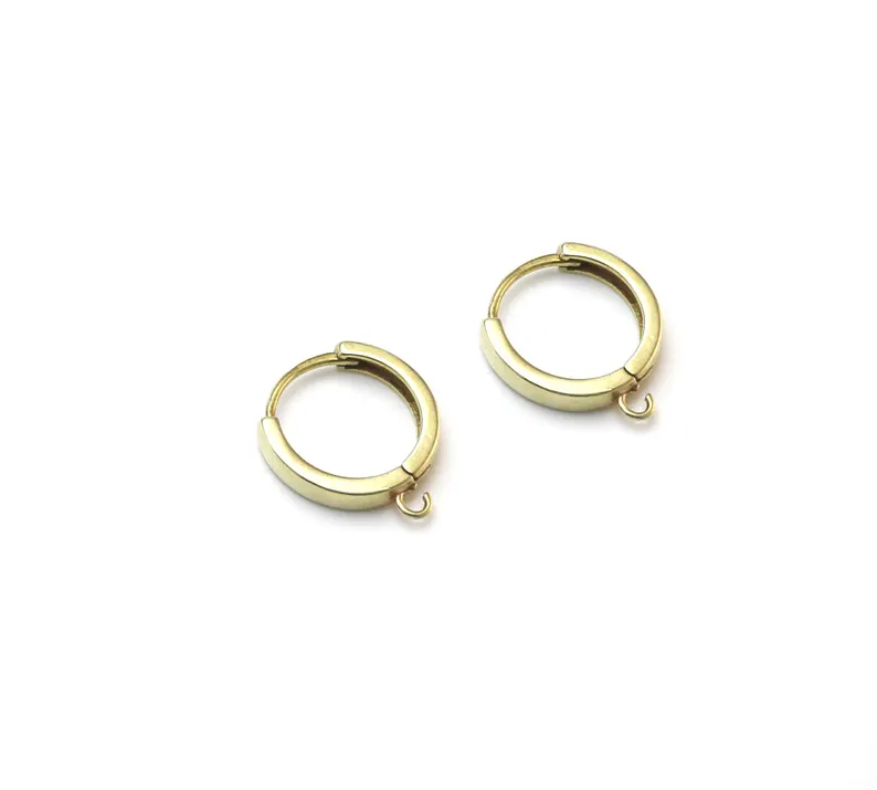 10pcs Brass Ear Hoops, Leverba - огляд і ціна Jewelry Making Essentials