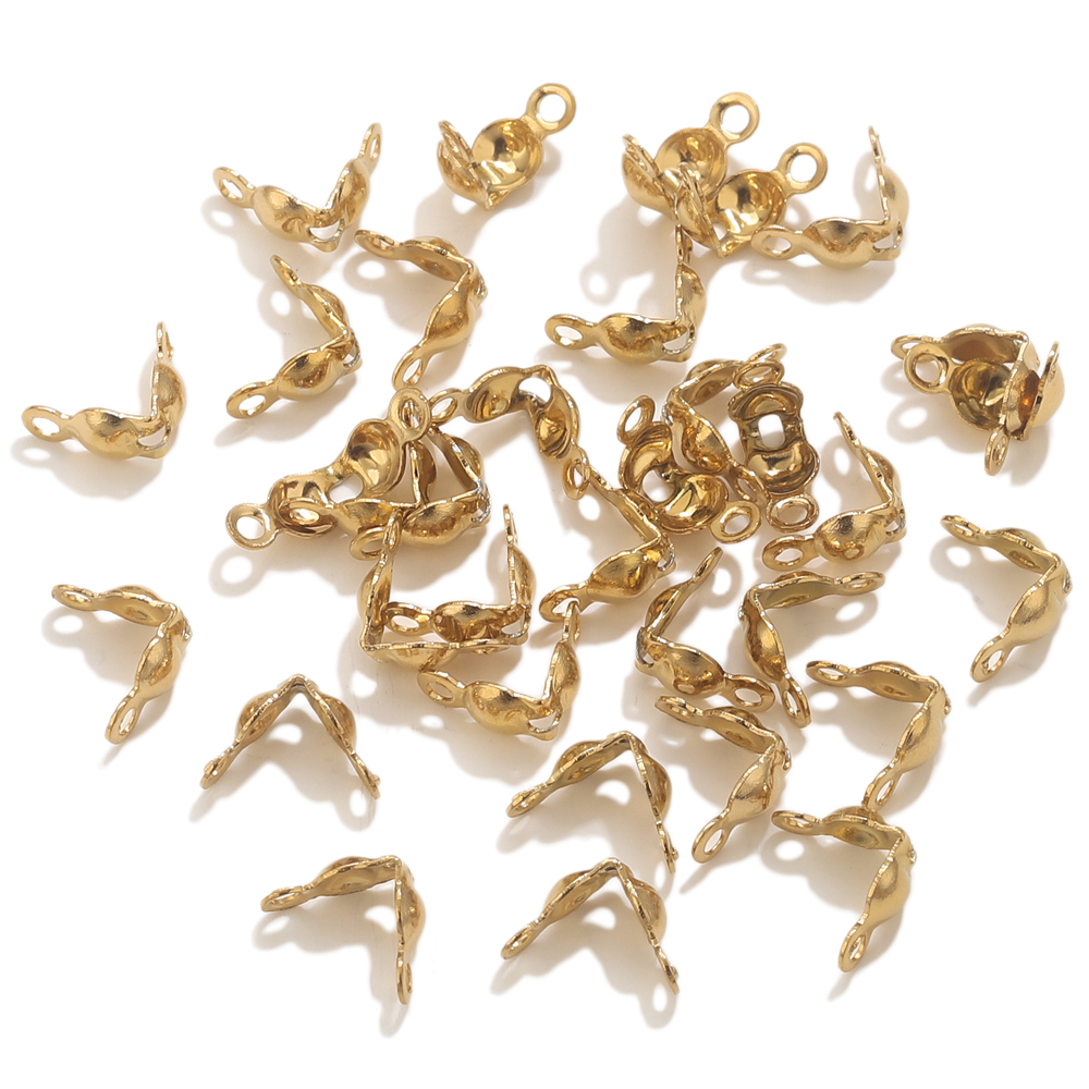 50pcs PVD Gold Plated Stainles - огляд і ціна Jewelry Making Metals