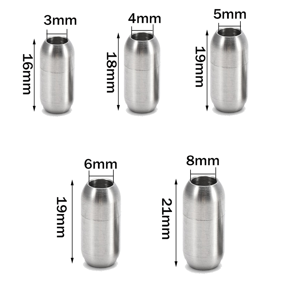2pcs Stainless Steel Magnetic  - огляд і ціна Jewelry Making Essentials