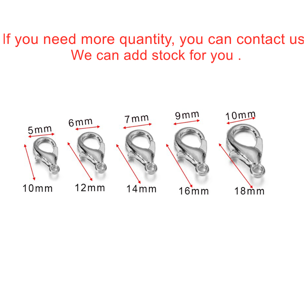 10pcs Multiple Size Lobster Cl - огляд і ціна Jewelry Making Essentials