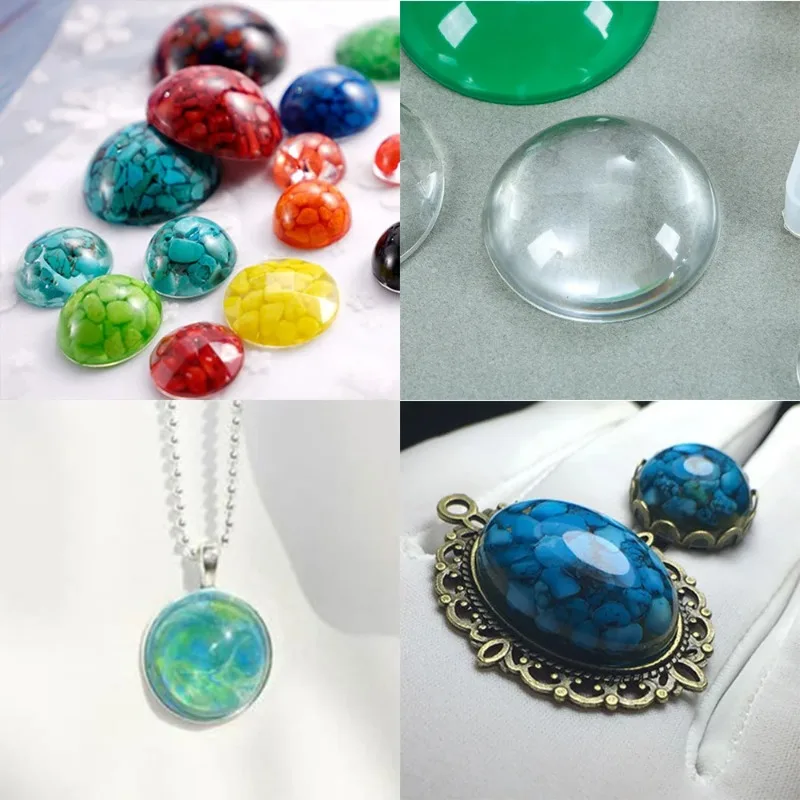 1pcs Silicone Mold Half Ball O - огляд і ціна Jewelry Making Tools And Supplies
