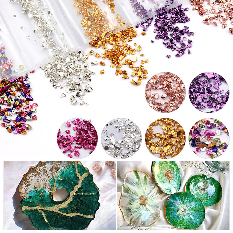 Epoxy Resin Colorful Metallic  - огляд і ціна Jewelry Making Tools And Supplies