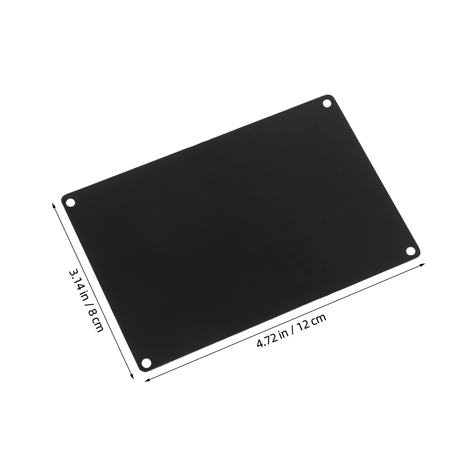 10Pcs Aluminum Alloy Black Rec - огляд і ціна Jewelry Making Metals