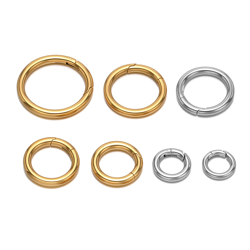 2Pcs/Lot Round Spring Clasps S - огляд і ціна Jewelry Making Metals