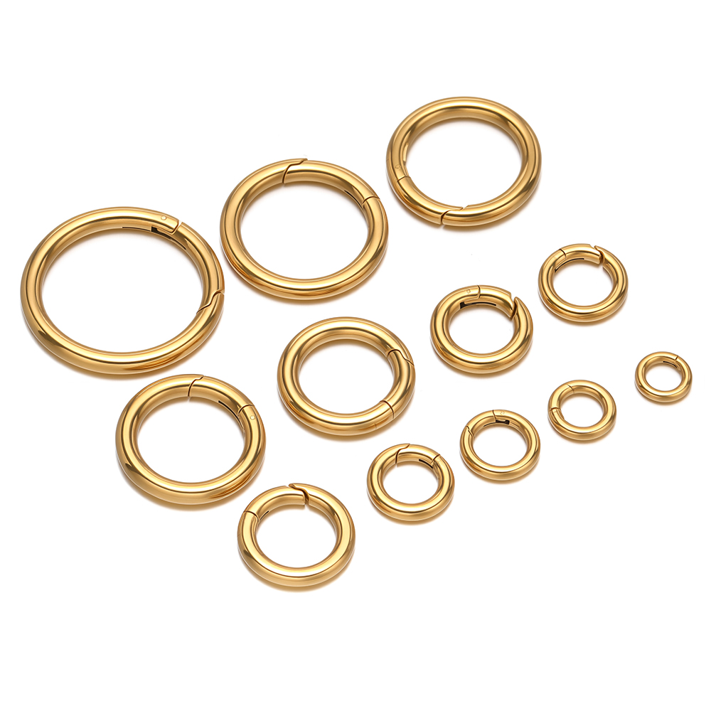 2Pcs/Lot Round Spring Clasps S - огляд і ціна Jewelry Making Metals