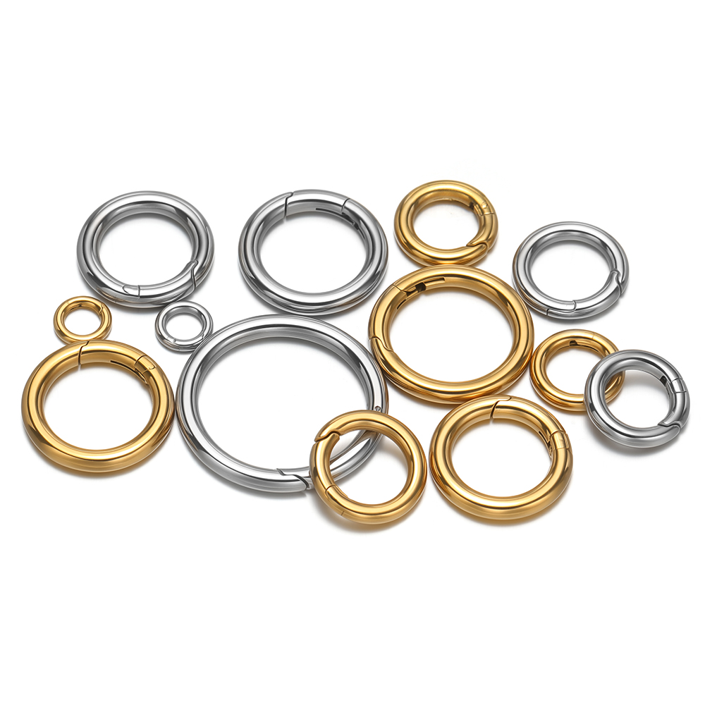 2Pcs/Lot Round Spring Clasps S - огляд і ціна Jewelry Making Metals