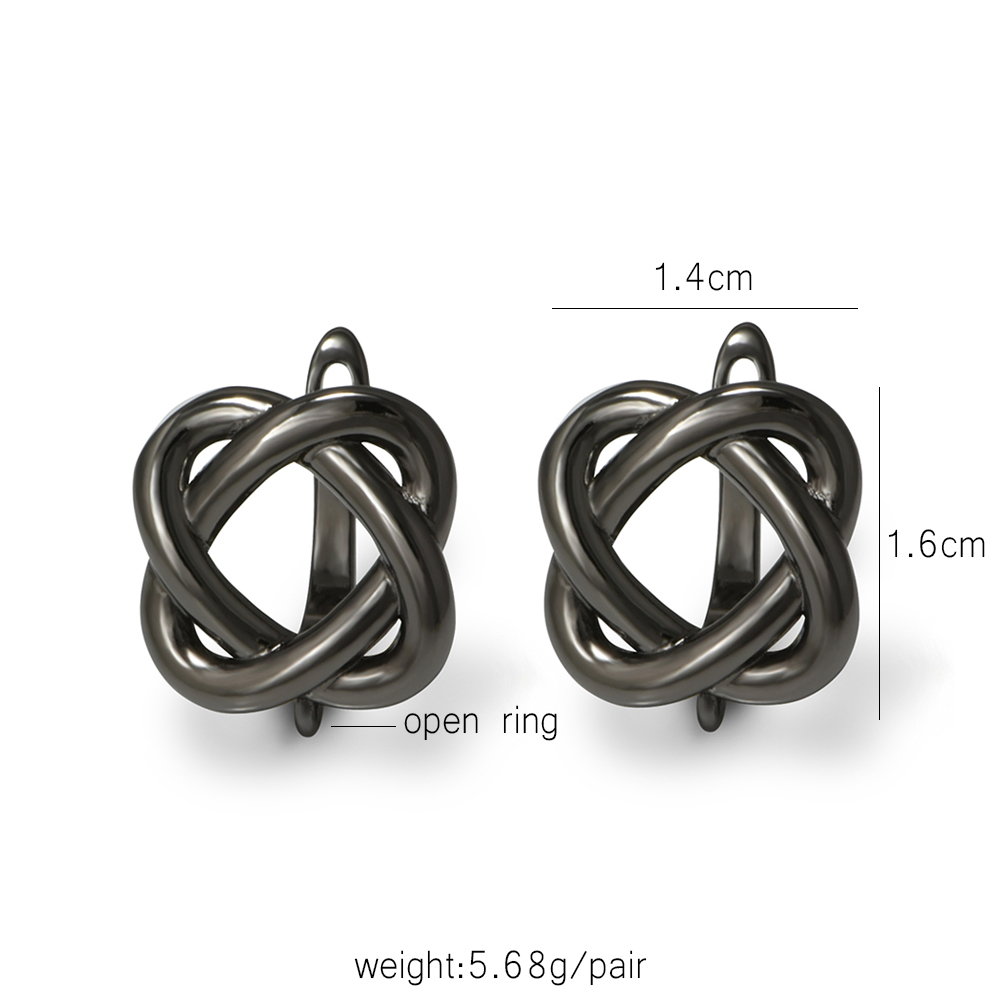 YANASI 1 Pair Gun Black  Brass - огляд і ціна Jewelry Making Essentials