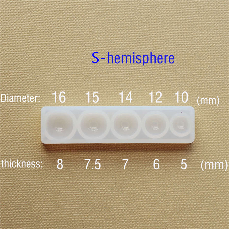 Silicone Mold half ball Oblate - огляд і ціна Jewelry Making Tools And Supplies