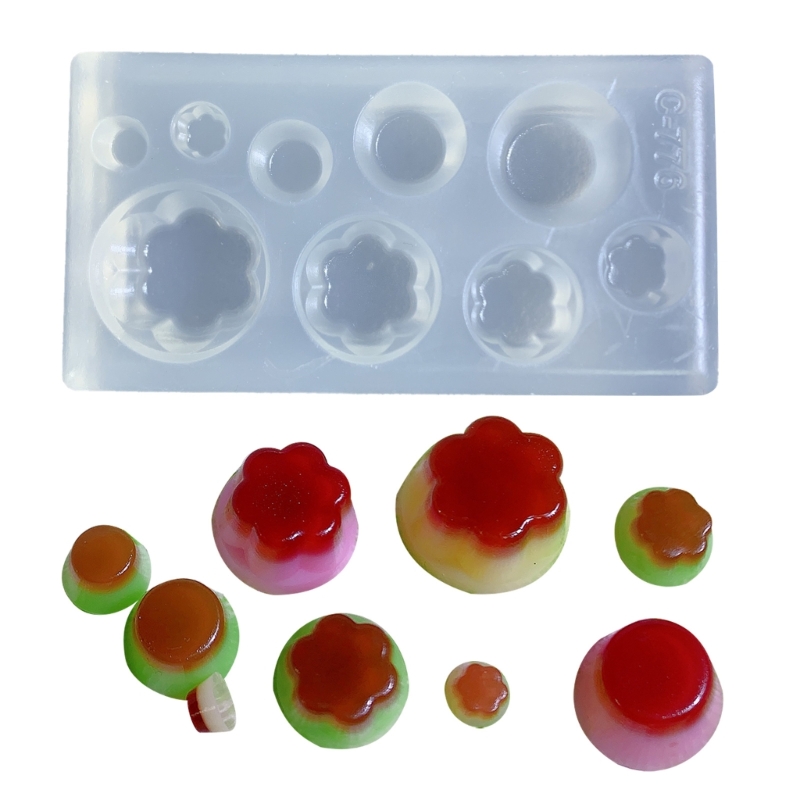 Cute Pudding Shape Silicone Mo - огляд і ціна Jewelry Making Tools And Supplies