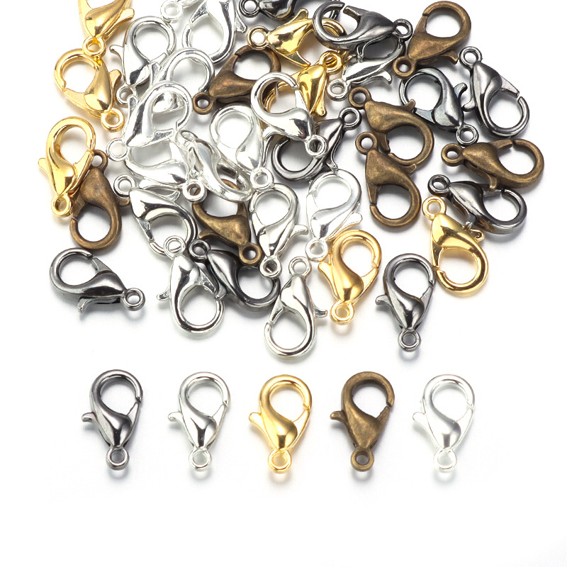 100pcs 9 12 14mm Zinc Alloy Lo - огляд і ціна Jewelry Making Metals
