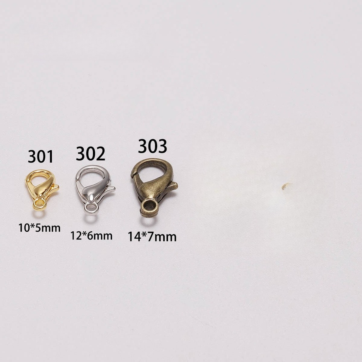 100pcs 9 12 14mm Zinc Alloy Lo - огляд і ціна Jewelry Making Metals