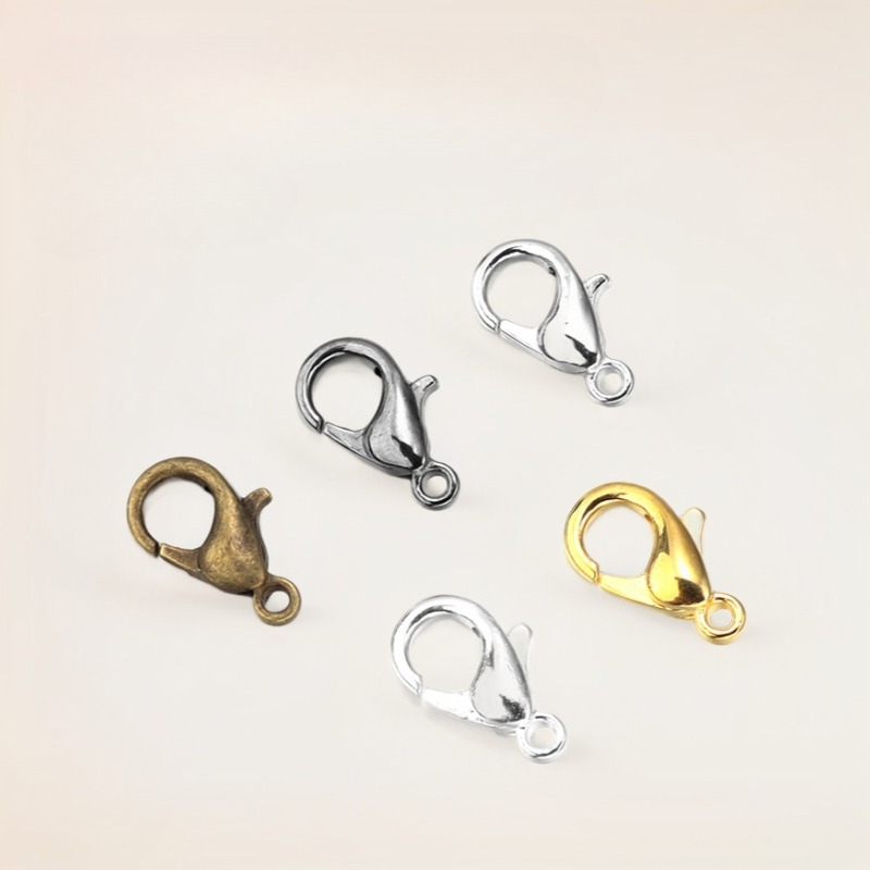 100pcs 9 12 14mm Zinc Alloy Lo - огляд і ціна Jewelry Making Metals